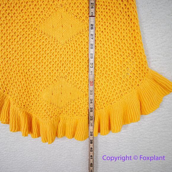 New! Free People Beach Mykonos Sweater Knit Beach Cover‎ Up Dress, size M - Picture 8 of 16